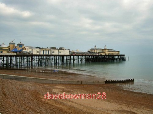Photo hastings pier viewed - hastings,