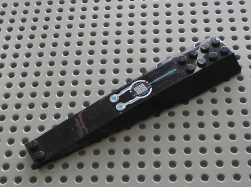 Lego wedge 16x4 triple - lego, curved