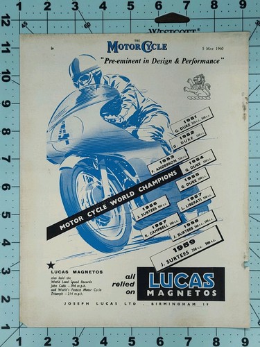 1960 lucas magnetos john - lucas,