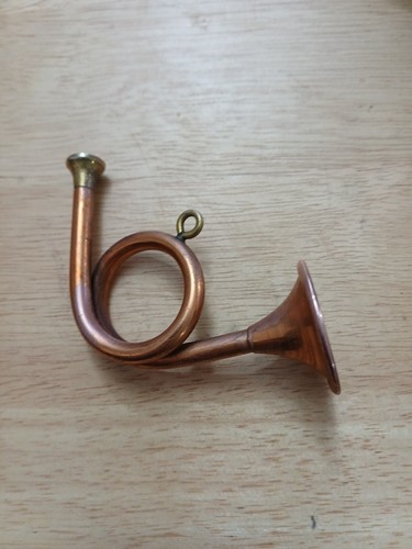 Vintage copper french - copper, horn