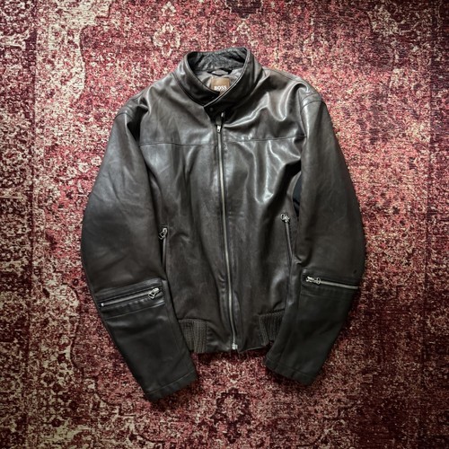 2000s hugo boss orange leather - hugo,