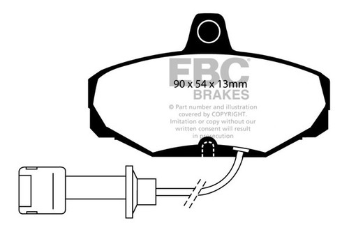 Ebc ultimax rear brake pads - rear,