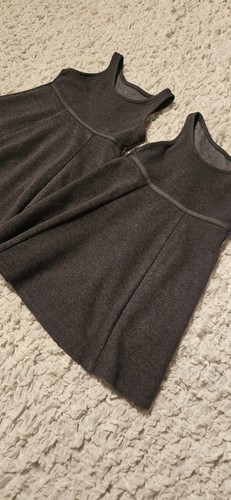 Grey school pinafore - m&s,