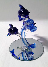 Vintage Glass Dolphin