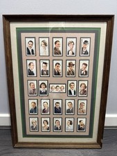 Vintage Wills’s Cigarettes “Cinema Stars” Series – Mounted Sheet of 25 Original