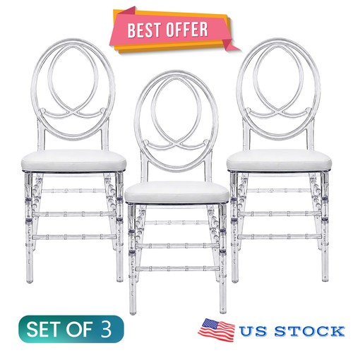 3packs clear acrylic chiavari - 3packs,