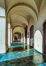 Wall Art "Arches and cobbles" Prague Czech Republic A3 Print