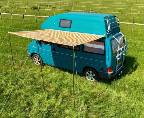 Campervan caravan awning sun - campervan,