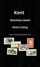Matchbox Label Kent - Select from list - BA
