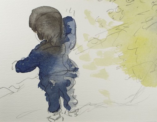 Original watercolour child - original, watercolour,