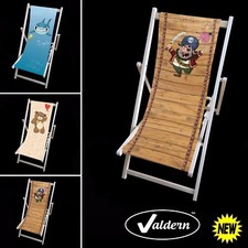 Wooden Folding Decking Chair for Kids Outdoor Garden Patio Balcony Camping
