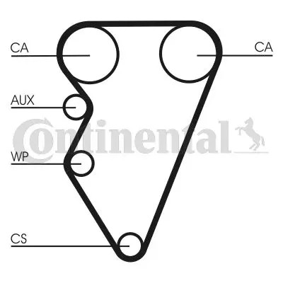 Timing belt kit ct708k1 - timing,