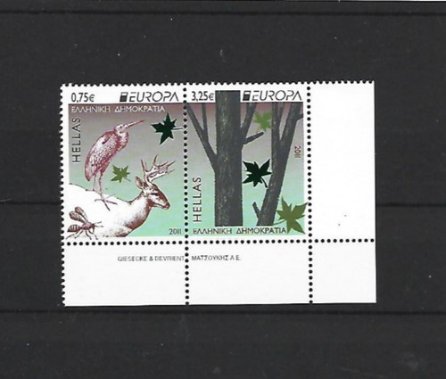 Greece mnh euro set - set, 2011