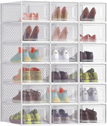 Songmics shoe boxes - songmics, boxes,