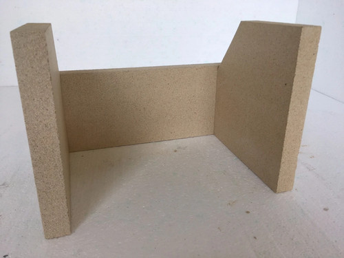 Vermiculite brick set fire - brick,