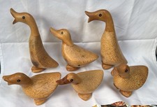 JOB LOT 6 DCUK WOODEN DUCKS