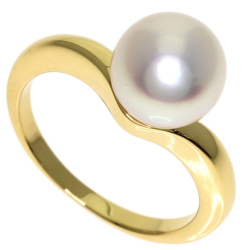 Mikimoto pearl ring k18 - pearl,