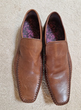 Gents CLARKS Collection tan Shoes size 8