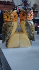  Vintage Genuine Alabaster Owl