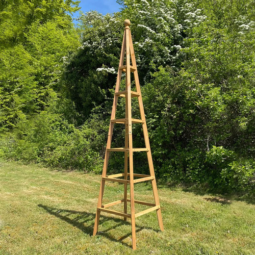 Wooden garden obelisk - wooden,