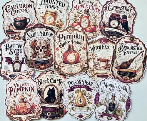 Potion bottle labels - potion,
