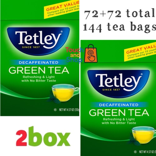 Tetley green tea decaffeinated - tetley,