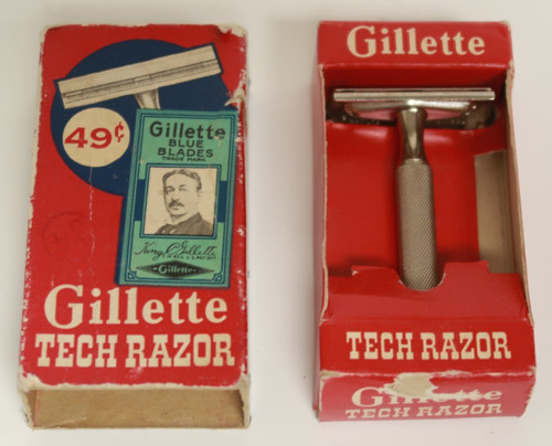 Gillette tech razor box cover - gillette,