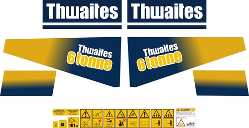 Thwaites tonne dumper - 6, decal