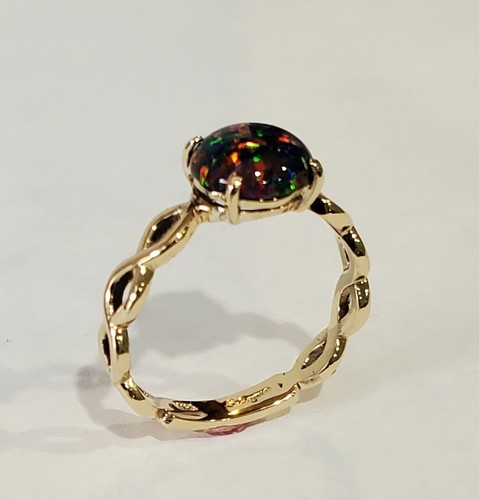 Yellow gold 8mm round - kt,