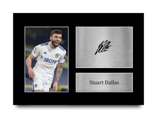 Stuart dallas signed leeds pre - stuart,
