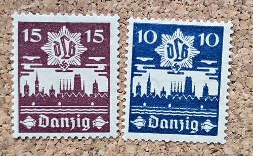 German stamps 1937 danzig - german,