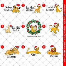 Lion King Christmas DTF Iron