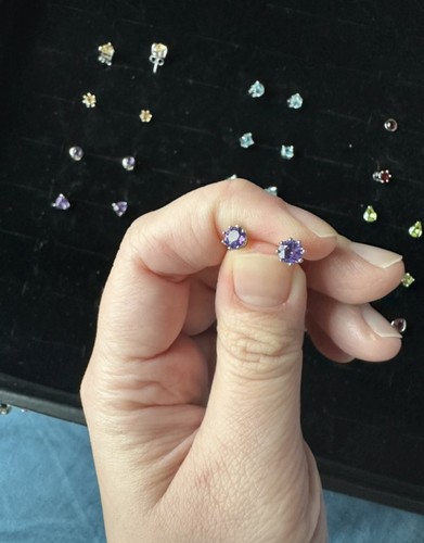 Natural 4mm amethyst - natural,