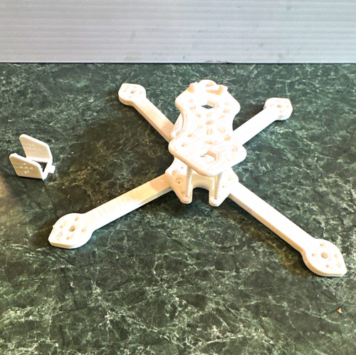 White fpv drone frame - drone, two