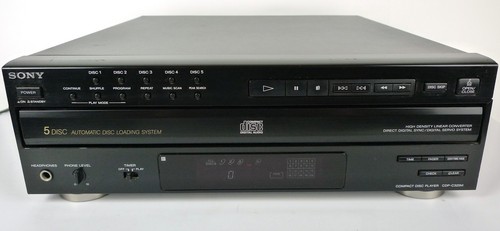 Vintage sony cdp c325m - cdp-c325m, 5-disc