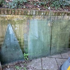 Glass panels from octagonal