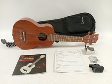 Ukulele Kmise KMU21S Strap Tuner Carry Bag 21" Tall In Good Condition