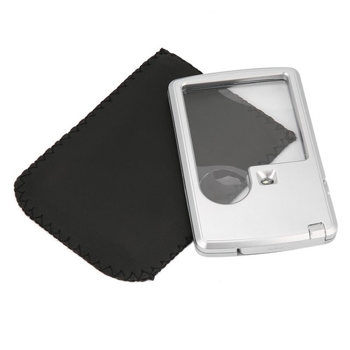 Credit card magnifier with led - credit,