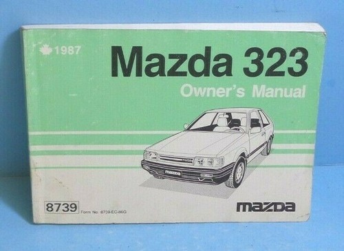 1987 mazda 323 owners - 87,