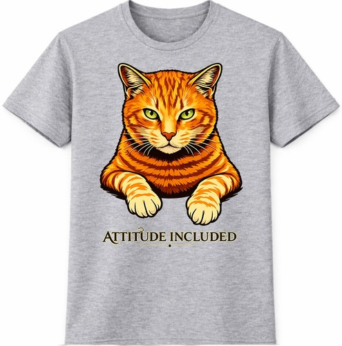 Cat shirt funny ginger - cat,
