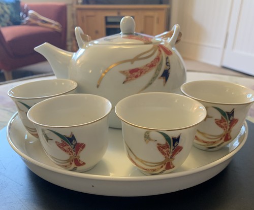 Vintage japanese teapot cups - teapot,,