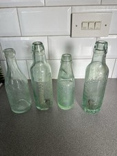 Antique Aqua Blue Glass Soda