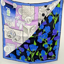 Authentic PRADA Silk Square