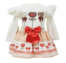 NEON lollipop spanish boutique girls dresses toddler older kids