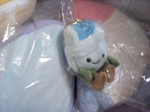Small blue rose soft toy - a,