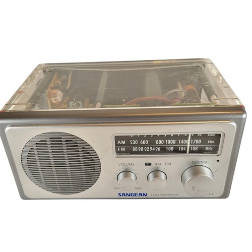 Sangean clear case am fm - sangean,