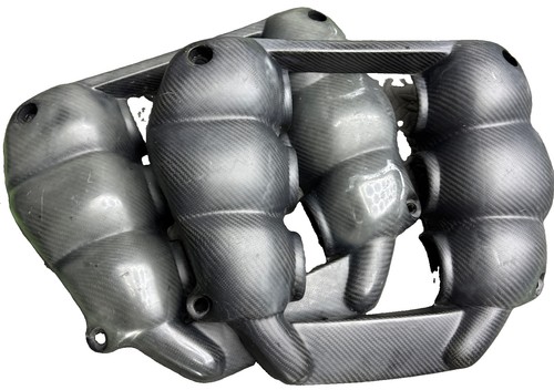 Carbon fiber engine cover trim - fiber,