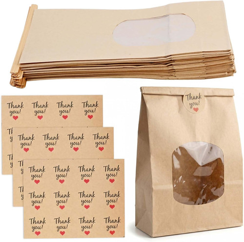Kraft paper bread bags - paper,