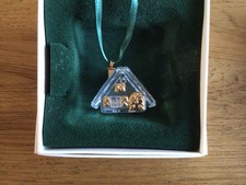 SWAROVSKI CHRISTMAS MEMORIES GINGERBREAD HOUSE 219872 MINT BOXED RETIRED RARE