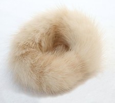 Mink Hair Tie Fur Scrunchie